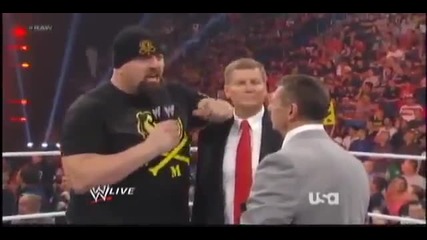 Wwe Raw 11.6.2012 John Cena The Big Show Vince Mcmahon And Mr John Laurinaitis Segment