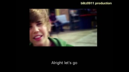 justin Bieber One Less Lonely Girl with lyric