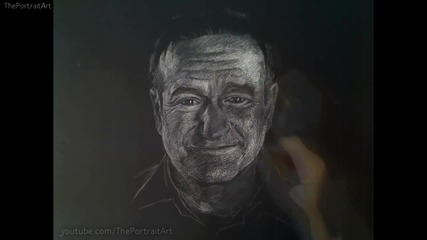 Впечатляващ портрет на покойния Робин Уилямс
