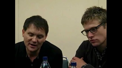 The Vampire Diaries Nycc - Kevin Williamson and Zach Roerig 