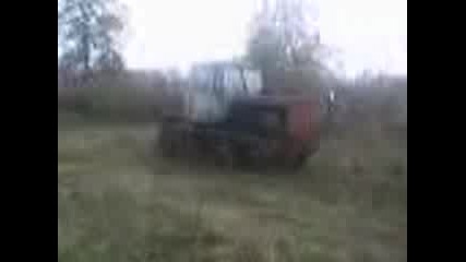 Трактор Беларус Дърпа Т-150 верижен  част2