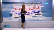 Прогноза за времето (21.01.2016 - централна емисия)
