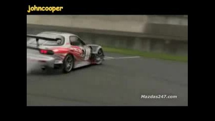 Откачен Звук, Дрифт и Пилене на Гуми с Mazda Rx - 7 