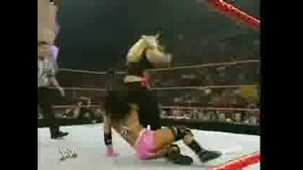 (subs)trish Stratus Vs. Victoria (raw 6.21.04)