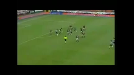 Милан - Сиена 4:0 [хетрик на Роналдиньо и страхотен гол на Марко Бориело]