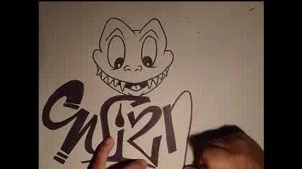 How to draw graffiti.