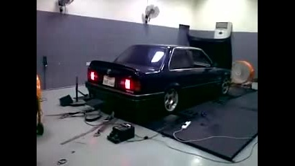 E30 m20 turbo 328whp on dyno tune 2