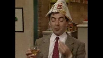 Mr Bean Inviting His Friends At A Dinner