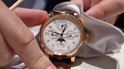 Това е швейцарското изкуство, много красота и стил: Lange Grand Complication Chronograph