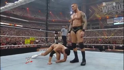 [hq] Wrestlemania 26: Ted Dibiase Jr Vs. Cody Rhodes Vs. Randy Orton { Част 2/2 }