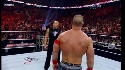The Rock Cena Segment - Part 1 2 [raw 4 4 11]