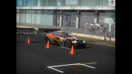 Nfs Shift Drifting with M3 E36 (мой геймплей с волан) 