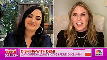 Demi Lovato interviewed on Today with Hoda & Jenna - November 12, 2020