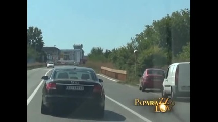Goga Sekulic na groblju i u manastiru - Paparazzo lov - (Tv Pink)