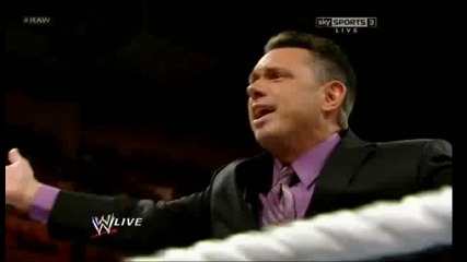 Wwe Raw 04.06.12 Джон сина Избира да се бие Срещу Майкъл Коул за Вечерта