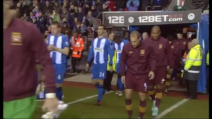 Уигън – Манчестър Сити 0-2 / Barclays Premier League 2012-13 - 14 кръг