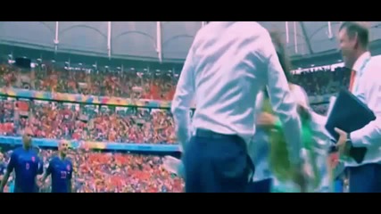 Робин Ван Перси гол с глава - World Cup Brasil 2014