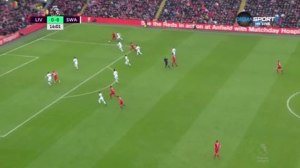 Ливърпул - Суонси Сити 0:0 /първо полувреме/