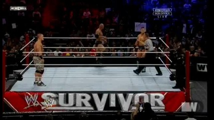 [част2] The Rock and John Cena vs Awesome Truth - Survivor Series 2011