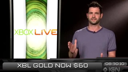 Ign Daily Fix - 30.8.2010 - Xbox Live Price Hike 