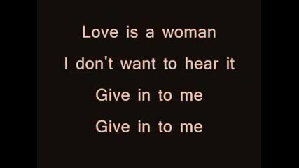 Michael Jackson - Give In To Me + (lyrics)