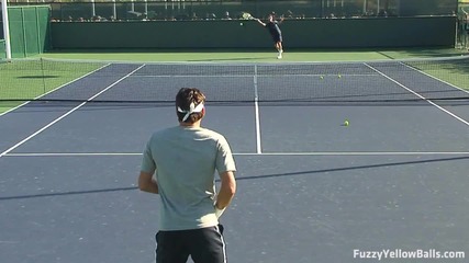 Roger Federer Rallies in Hd 