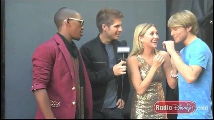 Sterling Knight, Brandon Smith and Chelsea Staub Behind the Scenes of Starstruck 