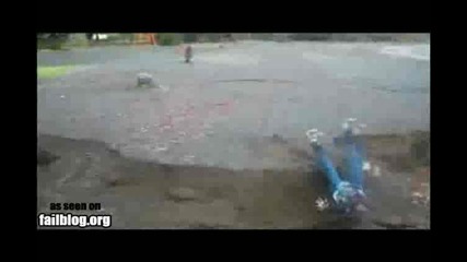 Много,  много лош скок на момиче