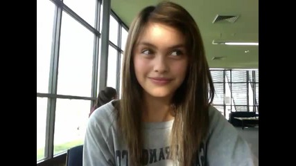 Girl with a funny talent.