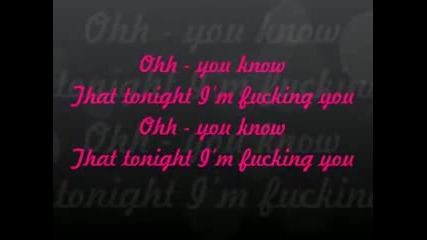 Enrique Iglesias - tonight i m fucking you lyrics on screen video tonight i m loving you 