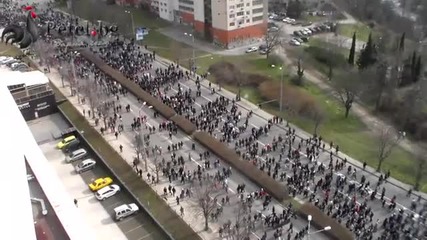 Протестът в Варна на Аспарухов Мост ! част 1