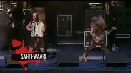 Turisas - Sahti Waari (live ilosaarirock 2008) 