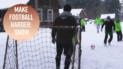 Frozen league: The football team that chooses snow