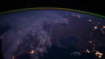 Полярното сияние заснето от Космоса