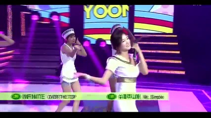 Ns Yoonji Ft. Aj ( U-kiss ) - Wanna See You Again ~ Inkigayo (11.09.11)