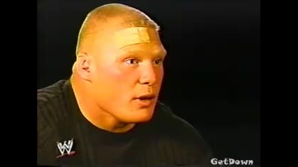 Брок Леснар говори за Hell In a Cell - Wwe Heat 20.10.2002