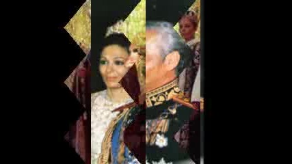 Иранският шах Мохаммад Реза Пахливи и принцеса Шахназ Пахливи
