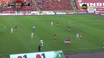 ЦСКА - Лиепая 0:0 /първо полувреме/