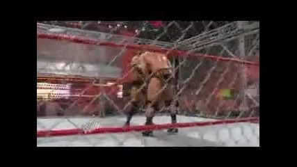 Triple H saves John Cena from Randy Orton and Jbl