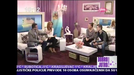 Ivana Selakov i Milan Rakic - Intervju - Jutarnji program - (Tv Pink 2013)