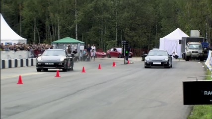 Porsche Gt2 9ff vs Porsche 911 Turbo Switzer R750
