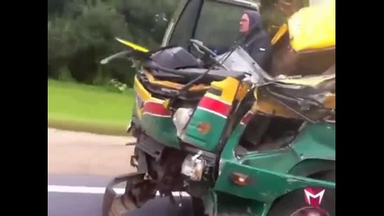 Ето как се кара камион в Русия