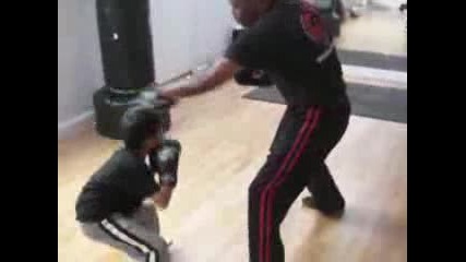 Adam Azim Age 7 - Focus Mitts Boxing Training 