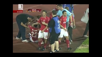 Цска 1 - 1 Фулъм Гол на Платини