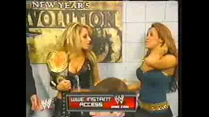 Wwe Lita, Mickie James And Trish Stratus