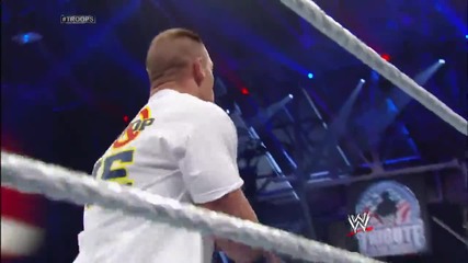 Cm Punk и Даниел Браян срещу. The Wyatt Family Tribute to the Troops 2013