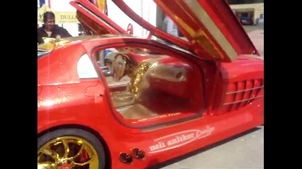 !!! !!! Позлатен Mercedes Mclaren Slr Red Gold Dream 