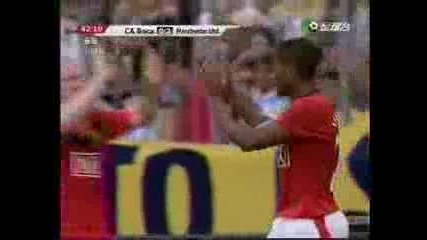 Manchester United V Boca Juniors 29.07.09 Antonio Valencia First Goal