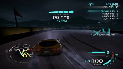 Need For Speed Carbon Drift in 2 Laps