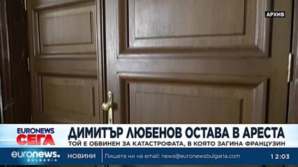 Апелативният съд реши: Димитър Любенов остава в ареста